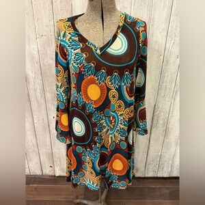 Emma Rose Multicolor Patterned Fabric